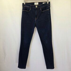 Frame Denim Le High Skinny Dark Wash Jeans Size 30